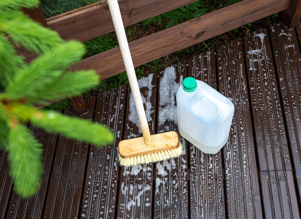 safe eco friendly cleaning of decking